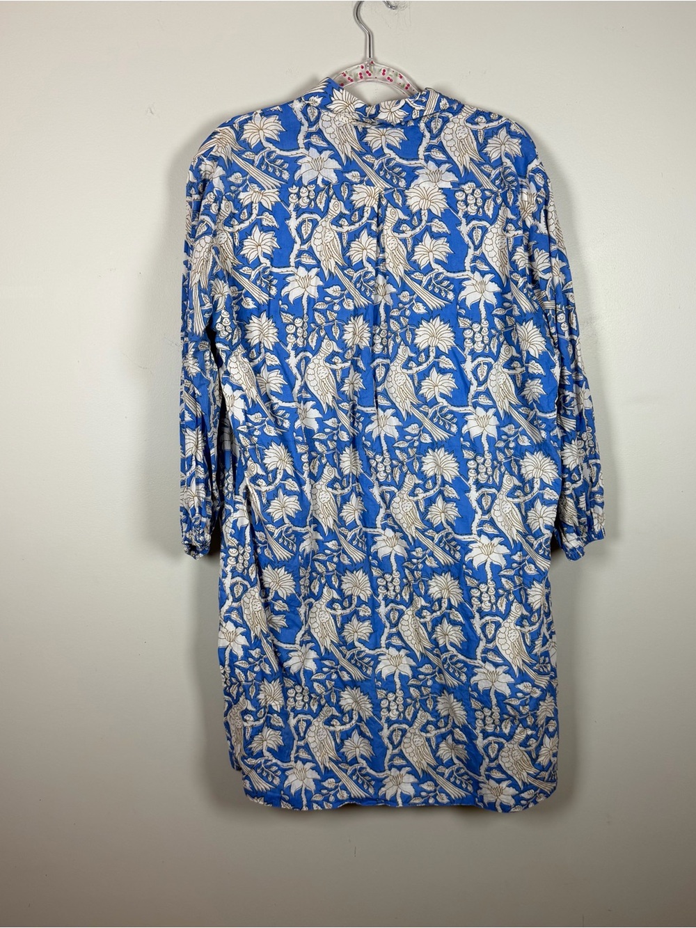 Women’s HOLLY SHAE Design Haley Mini Shirt Dress Tropical Toile Plus Size XL - Picture 6 of 10